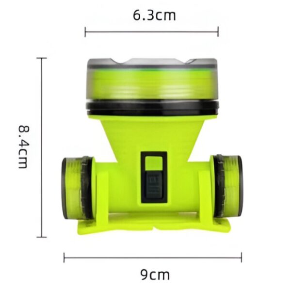 Καταδυτικός Φακός Κεφαλής με USB electronistas.gr