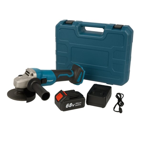 Γωνιακός Τροχός 68V 10000rpm με 2 Μπαταρίες & Βαλιτσάκι – 100/125mm electronistas.gr