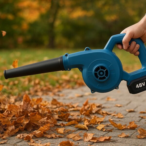 Επαναφορτιζόμενος Φυσητήρας 48V με 2 Μπαταρίες Λιθίου 5.0Ah electronistas.gr