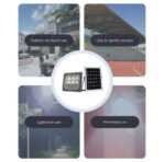 Ηλιακός Προβολέας 600W IP67 με Τηλεχειριστήριο electronistas.gr