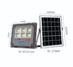 Ηλιακός Προβολέας 600W IP67 με Τηλεχειριστήριο electronistas.gr