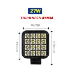 LED Προβολέας Εργασίας 27W 12–30V IP67 electronistas.gr