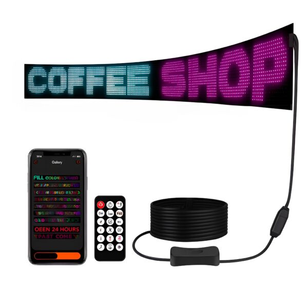 Led Εύκαμπτη Πινακίδα Panel Bluetooth 192×1762Mm electronistas.gr