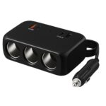 Φορτιστής Αυτοκινήτου Με 3 Υποδοχές Αναπτήρα electronistas.gr