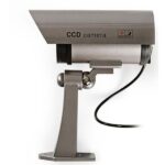 Ψεύτικη Κάμερα Παρακολούθησης Τύπου Bullet – Ασημί electronistas.gr