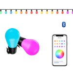 Πολύχρωμη Γιρλάντα 220V / 14m με 15 LED Λάμπες IP67 – Bluetooth electronistas.gr