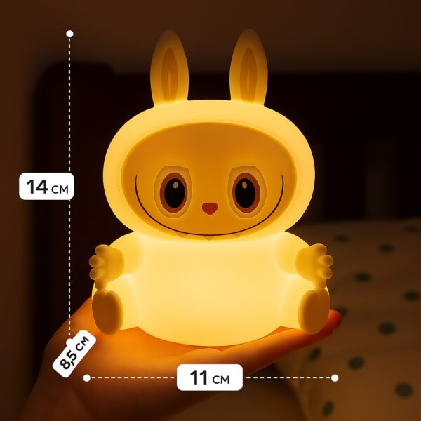 Φωτιστικό LED Σιλικόνης USB Τερατάκι electronistas.gr