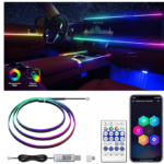 RGB LED Φωτισμός 110cm Καμπίνας Αυτοκινήτου USB & Τηλεχειριστήριο electronistas.gr
