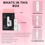 Μίνι Επαναφορτιζόμενη Συσκευή Αποτρίχωσης Προσώπου electronistas.gr