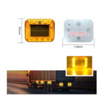 Σετ 2τμχ Ηλιακά Προειδοποιητικά Φώτα 85×110mm Για Φορτηγά electronistas.gr