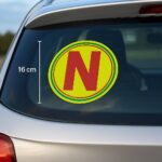 Αυτοκόλλητο Νέου Οδηγού 16cm electronistas.gr
