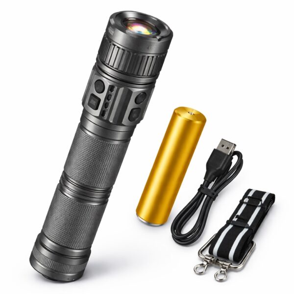 Ισχυρός LED Φακός Αλουμινίου 3000m electronistas.gr