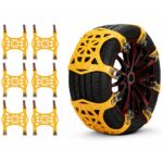 Σετ 6τμχ Αντιολισθητικές Πλαστικές Δέστρες Τροχών για Χιόνι & Πάγο electronistas.gr