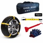 Σετ 10τμχ Αντιολισθητικές Πλαστικές Δέστρες Τροχών 37cm electronistas.gr