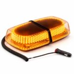 Αδιάβροχος Φάρος Αυτοκινήτου 240 LED Με Μαγνητική Βάση 12–24V Πορτοκαλί electronistas.gr