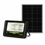 LED Στεγανός Ηλιακός Προβολέας 300W 7500K με Τηλεχειριστήριο electronistas.gr