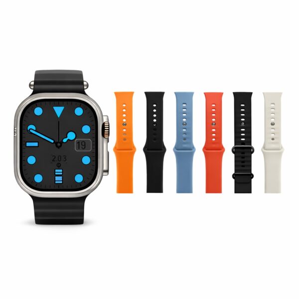 Smartwatch 7 σε 1 49mm 2.03" με 7 Λουράκια electronistas.gr
