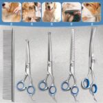 Σετ 5τμχ Ψαλιδιών για Καλλωπισμό Κατοικιδίων με Θήκη electronistas.gr