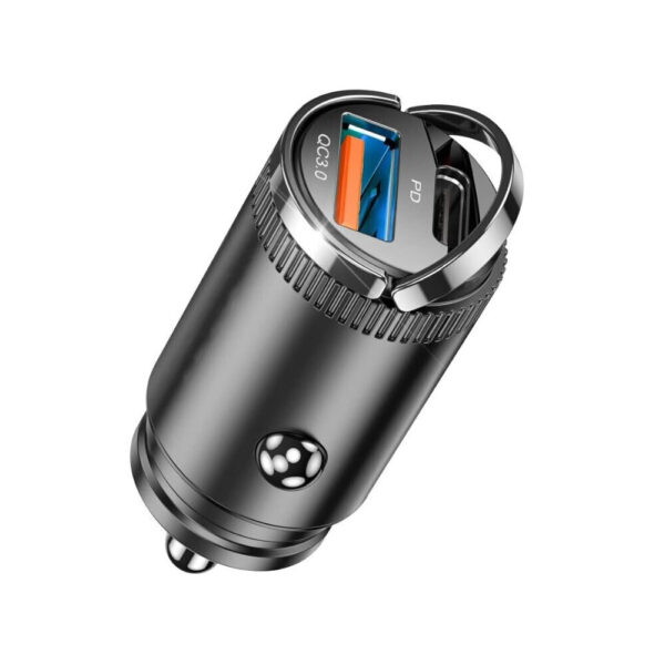 Φορτιστής Αυτοκινήτου 100W Γρήγορης Φόρτισης Με USB & Type-C electronistas.gr