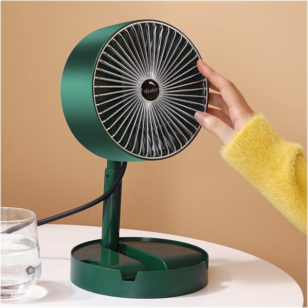 Φορητό Επιτραπέζιο Αερόθερμο Ρεύματος 600W με Ρυθμιζόμενο Ύψος & Περιστροφή 180° electronistas.gr