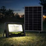 LED Στεγανός Ηλιακός Προβολέας 300W 7500K με Τηλεχειριστήριο electronistas.gr