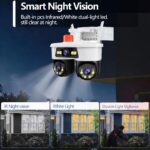 WiFi Κάμερα Παρακολούθησης με Τριπλό Φακό & Νυχτερινή Όραση electronistas.gr