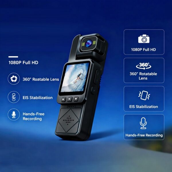 Κάμερα Δράσης Με Οθόνη HD 1,54ʺ & WiFi electronistas.gr