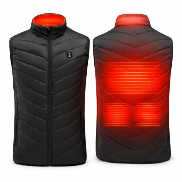 Θερμαινόμενο Γιλέκο Με USB – Μαύρο (3Xl / 4Xl) electronistas.gr