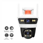 WiFi Κάμερα Παρακολούθησης με Τριπλό Φακό & Νυχτερινή Όραση electronistas.gr