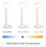 Επαναφορτιζόμενο Επιτραπέζιο Φωτιστικό LED με Ρύθμιση Φωτός electronistas.gr