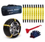 Σετ 10τμχ Αντιολισθητικές Πλαστικές Δέστρες Τροχών 37cm electronistas.gr