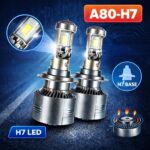Λαμπτήρες Led Αυτοκινήτου H7 Με Φακό electronistas.gr