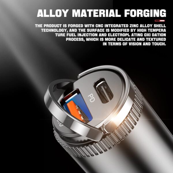 Φορτιστής Αυτοκινήτου 100W Γρήγορης Φόρτισης Με USB & Type-C electronistas.gr