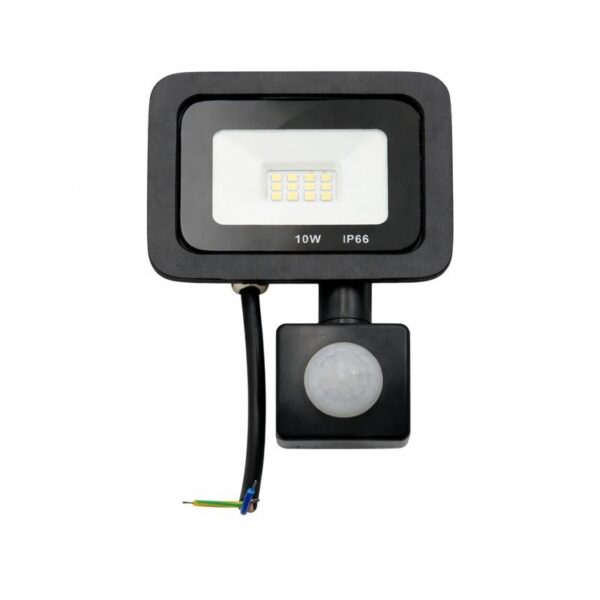 LED Προβολέας 10W με PIR Sensor IP65 – 6500K electronistas.gr