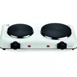 Επιτραπέζια Εστία Εμαγιέ Διπλή 1000W + 1500W Ø155mm & Ø185mm electronistas.gr