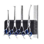 Σετ 5τμχ Ψαλιδιών για Καλλωπισμό Κατοικιδίων με Θήκη electronistas.gr