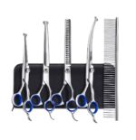 Σετ 5τμχ Ψαλιδιών για Καλλωπισμό Κατοικιδίων με Θήκη electronistas.gr