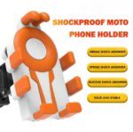 Βάση Στήριξης Τηλεφώνου Καθρέφτη για Μοτοσικλέτα & Ποδήλατο 360° με Αντικραδασμική Βάση (4,5–7,2") electronistas.gr