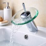 Αναμεικτική Μπαταρία Κουζίνας Πάγκου με Γυαλί Ø18cm electronistas.gr