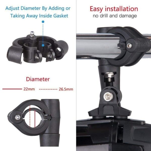 Σετ 2τμχ Φώτα Ομίχλης LED Μοτοσικλέτας 40W IP67 electronistas.gr