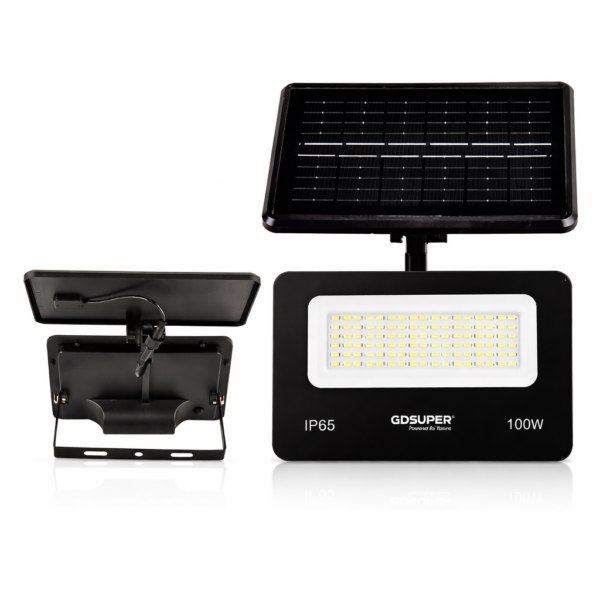 Ηλιακός Προβολέας 100W IP65 3.2V Ρυθμιζόμενο Φως 3000–6500K electronistas.gr