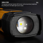 Ισχυρός Επαναφορτιζόμενος Φακός 2500LM 30W με Ηλιακό Πάνελ & Power Bank electronistas.gr