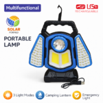 Ηλιακός Πολυλειτουργικός Φορητός Λαμπτήρας electronistas.gr