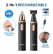 Επαγγελματικό Trimmer Επαναφορτιζόμενο για Μύτη & Αυτιά electronistas.gr