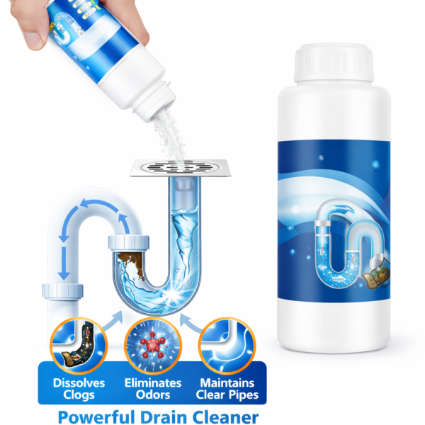 Σκόνη Απόφραξης Σωλήνων 500gr για Βουλωμένες Αποχετεύσεις electronistas.gr