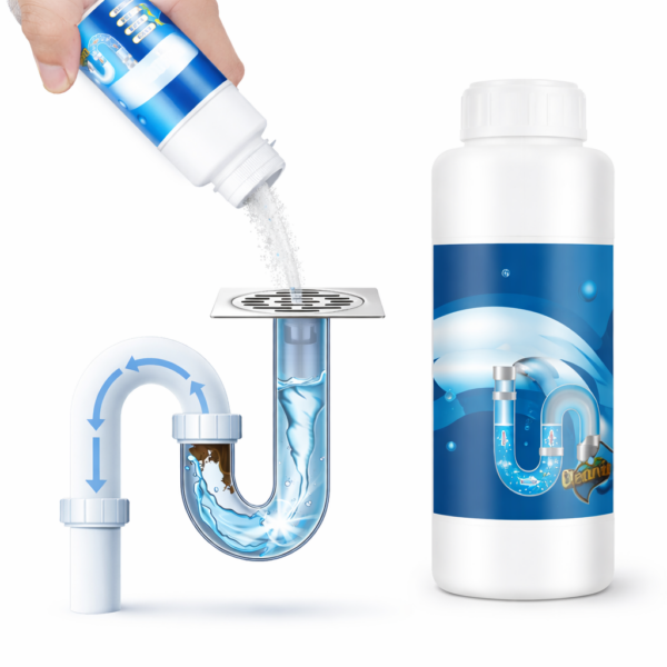 Σκόνη Απόφραξης Σωλήνων 500gr για Βουλωμένες Αποχετεύσεις electronistas.gr