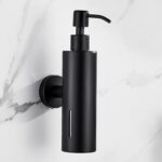 Επιτοίχιος Διανομέας Υγρού Σαπουνιού Inox Μαύρο Ματ electronistas.gr