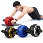 Ρόδα Εκγύμνασης Κοιλιακών Διπλή με Πατάκι Γονάτων electronistas.gr