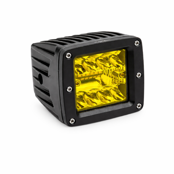 LED Προβολέας Εργασίας Κίτρινος 16 LED 8x7.5cm electronistas.gr