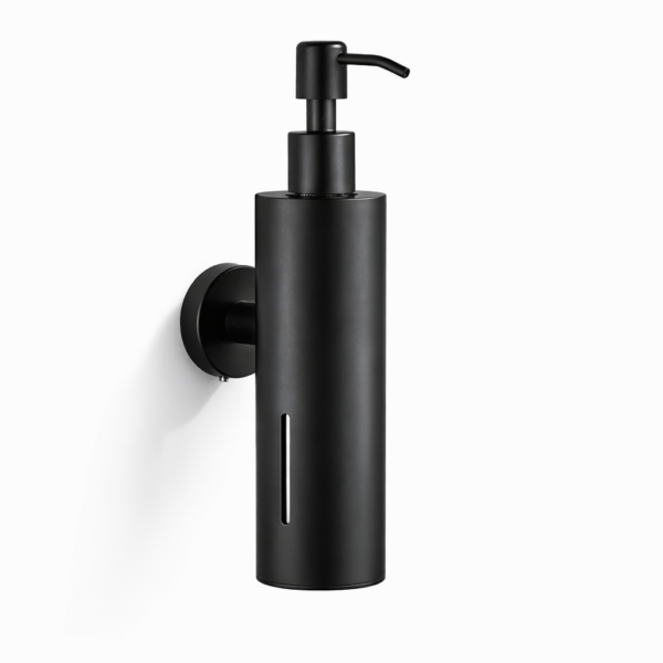 Επιτοίχιος Διανομέας Υγρού Σαπουνιού Inox Μαύρο Ματ electronistas.gr